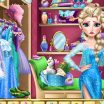 Žaidimas merginoms su Princesėmis - Princesės Elzos stilius